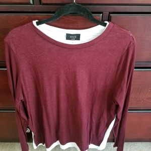 Vici layered shirt